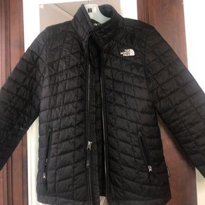 The North Face Black Quilted Jacket, boys size M also fits women size S